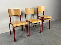 Schoolstoel - canteen chair (5x) - afbeelding 1 van  3