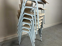 Schoolstoel - kantinestoel (19x) - afbeelding 5 van  5