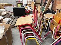 Schoolstoel in diverse kleuren (23x) - afbeelding 2 van  8