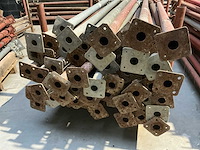 Schoren / cadet - gegalvaniseerd / staal schroefstempel (70x) - afbeelding 2 van  2