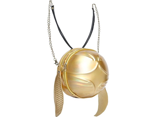 Schoudertas golden snitch goudkleurig - harry potter - afbeelding 2 van  4