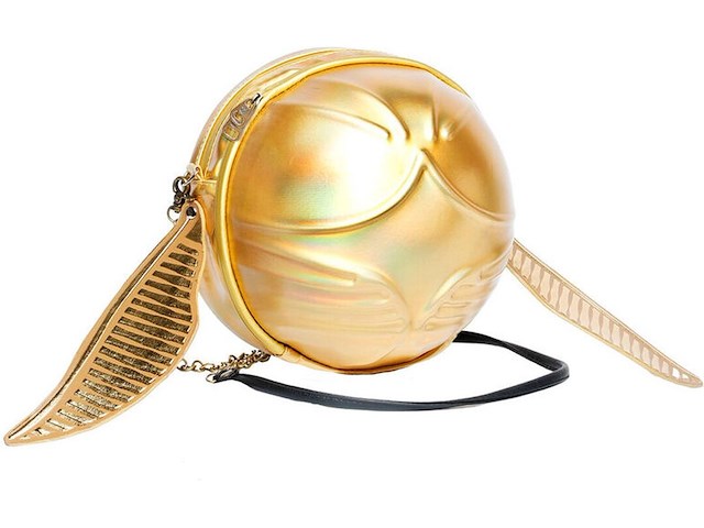 Schoudertas golden snitch goudkleurig - afbeelding 3 van  4