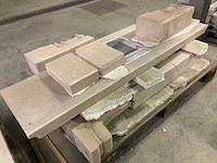 Schouw in bourgondische witsteen: savonnières (met breuk) - afbeelding 7 van  9