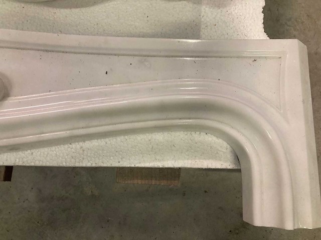 Schouw witte marmer carrara - afbeelding 2 van  12