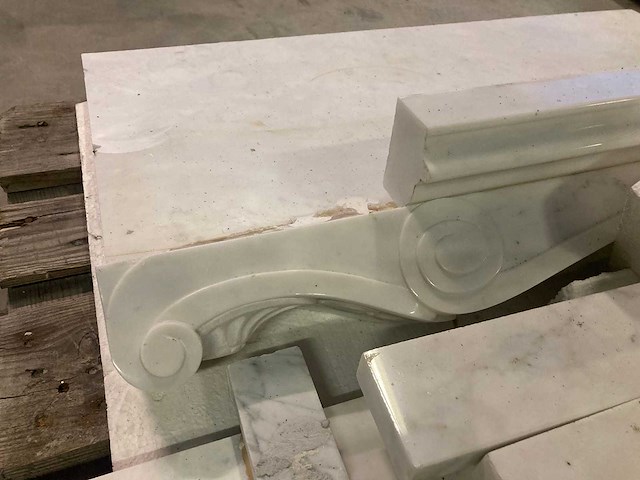 Schouw witte marmer carrara - afbeelding 4 van  12