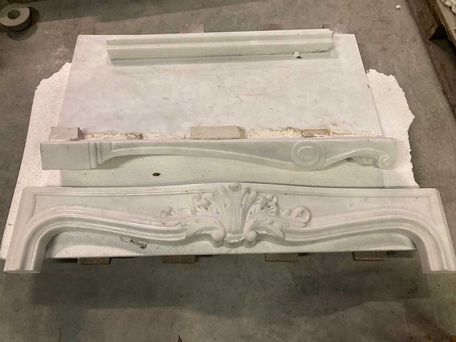 Schouw witte marmer carrara - afbeelding 9 van  12