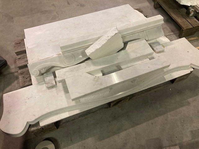 Schouw witte marmer carrara - afbeelding 10 van  12