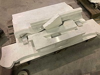 Schouw witte marmer carrara - afbeelding 10 van  12