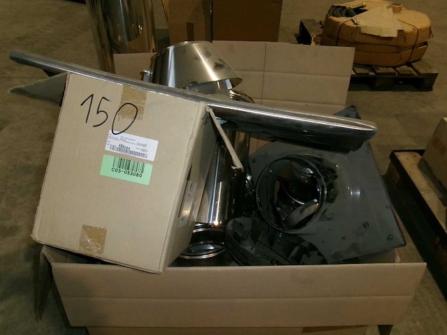 Schouwdelen expo inox ø150 mm – geïsoleerd en niet-geïsoleerd - afbeelding 2 van  4