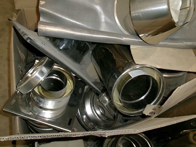 Schouwdelen expo inox ø150 mm – geïsoleerd en niet-geïsoleerd - afbeelding 3 van  4