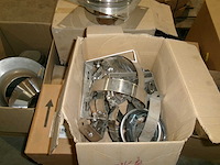Schouwdelen expo inox ø180 & ø200 mm met dakdoorvoeren - afbeelding 2 van  5