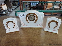 Schouwgarnituur keramiek - afbeelding 1 van  3