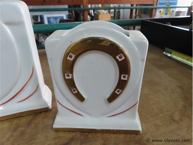 Schouwgarnituur keramiek - afbeelding 2 van  3