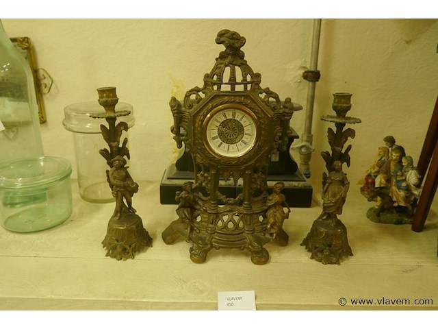 Schouwklok brons - afbeelding 3 van  3