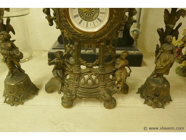 Schouwklok brons - afbeelding 2 van  3