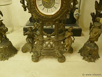 Schouwklok brons - afbeelding 2 van  3