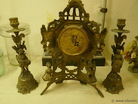 Schouwklok brons - afbeelding 1 van  3