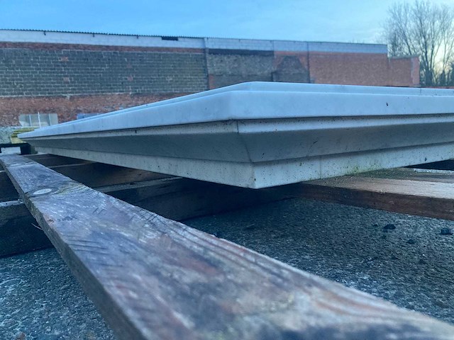 Schouwtablet in marmer bianco carrara - afbeelding 3 van  4