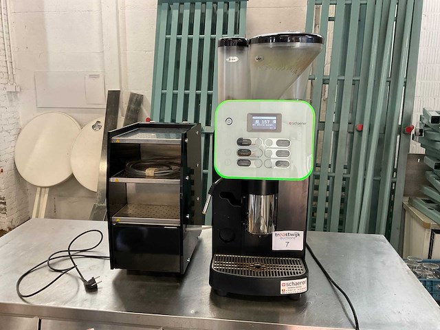 Schraerer vigo koffiemachine en melkkoeler (cup & cool) met kopjeswarmer - afbeelding 1 van  11