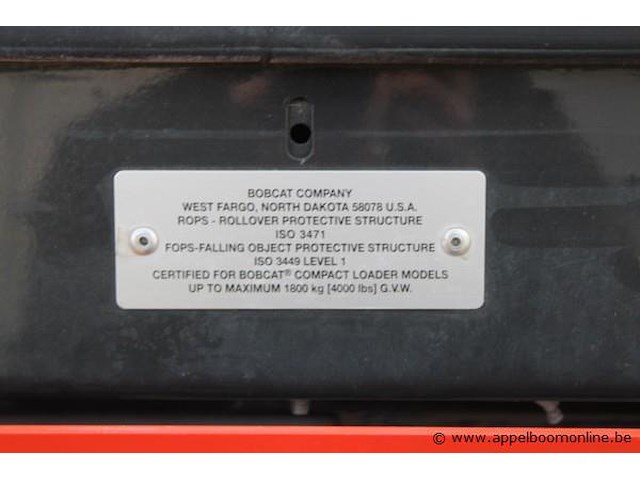 Schranklader bobcat, s70, bouwjaar 2023, b4uc12241, diesel - afbeelding 2 van  11