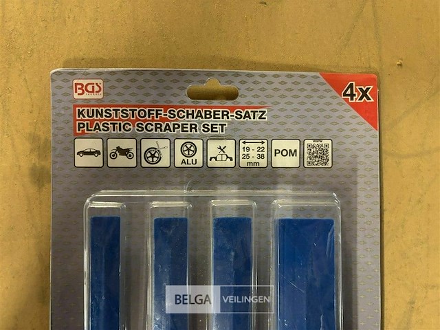 Schraperset kunststof 4-dlg. - afbeelding 3 van  3