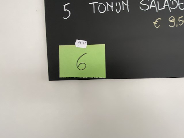 Schrijfbord 300 cm lengte - afbeelding 2 van  2