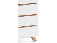 Schrijfstijl - mat wit met eikenachtige details - afbeelding 6 van  6