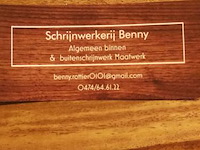 Schrijnwerkerij benny