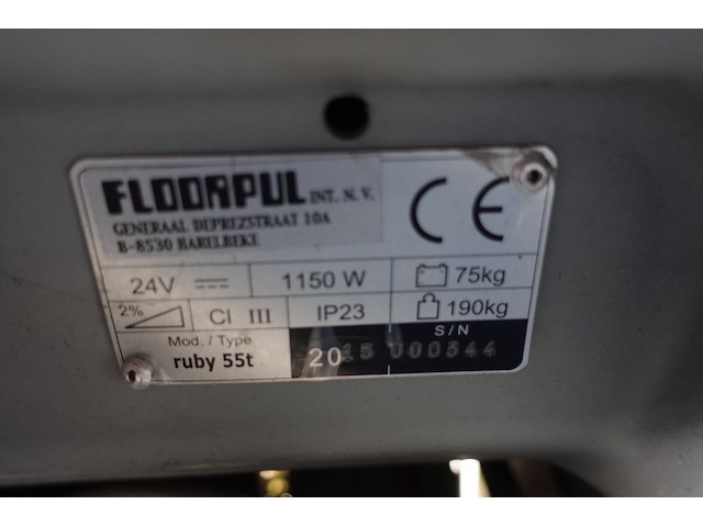 Schrobzuigmachine floorpul - afbeelding 11 van  11