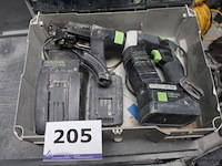 Schroefautomaat - festool - dwc 18-4500 lader - festool - tcl 6 accu - festool - bpc 18 li-ion - afbeelding 1 van  2