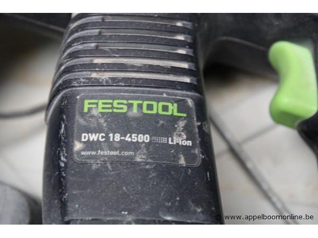 Schroefautomaat - festool - dwc 18-4500 lader - festool - tcl 6 accu - festool - bpc 18 li-ion - afbeelding 2 van  2