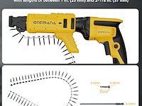 Schroefbevestiging voor pistool, geschikt voor dewalt dcf620 - afbeelding 3 van  6