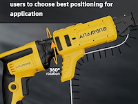 Schroefbevestiging voor pistool, geschikt voor dewalt dcf620 - afbeelding 5 van  6