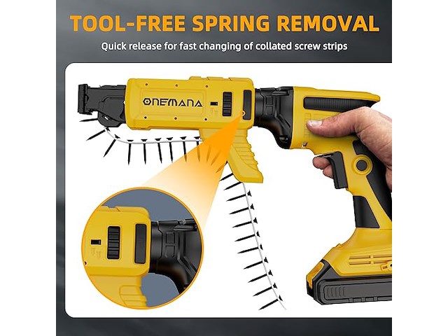 Schroefbevestiging voor pistool, geschikt voor dewalt dcf620 - afbeelding 6 van  6