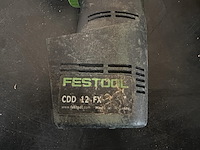 Schroefboormachine festool cdd 12 fx - afbeelding 3 van  3
