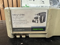 Schroefboormachine festool cxs li 1,3 - afbeelding 3 van  3