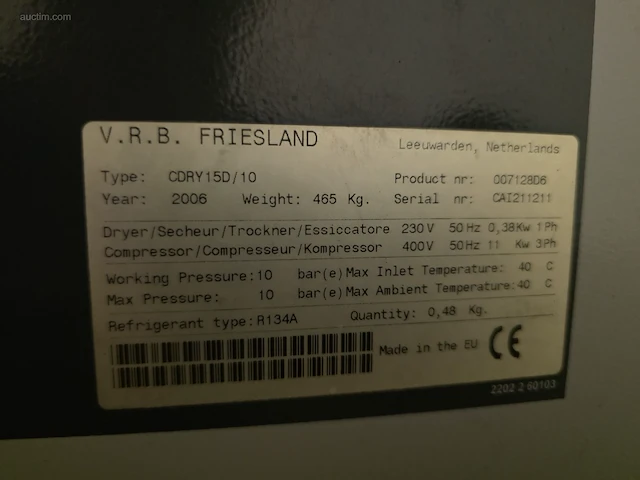 Schroefcompressor airpress aps 15d - afbeelding 4 van  9