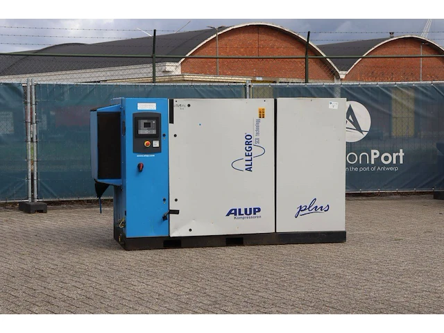 Schroefcompressor alup allegro55 55kw elektrisch 135l 2014 - afbeelding 1 van  1