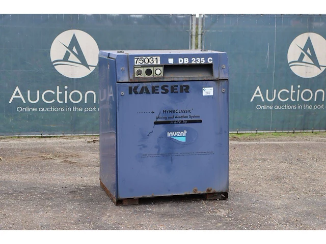 Schroefcompressor kaeser db-235c pr elektrisch 30kw 16200l 2002 - afbeelding 1 van  1