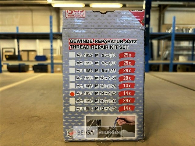 Schroefdraad reparatieset - afbeelding 3 van  3