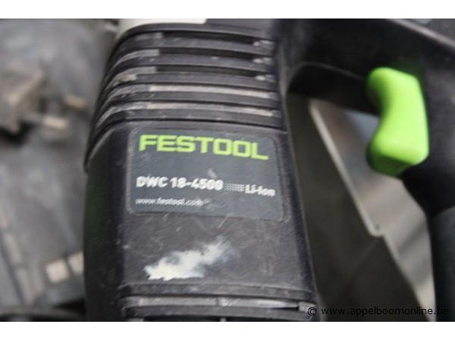 Schroefmachine - festool - dwc 18-4500 accu - festool - 14.4/18v oplader - festool - tcl 6 toebehoren - koffer - afbeelding 3 van  3