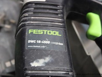 Schroefmachine - festool - dwc 18-4500 accu - festool - 14.4/18v oplader - festool - tcl 6 toebehoren - koffer - afbeelding 3 van  3