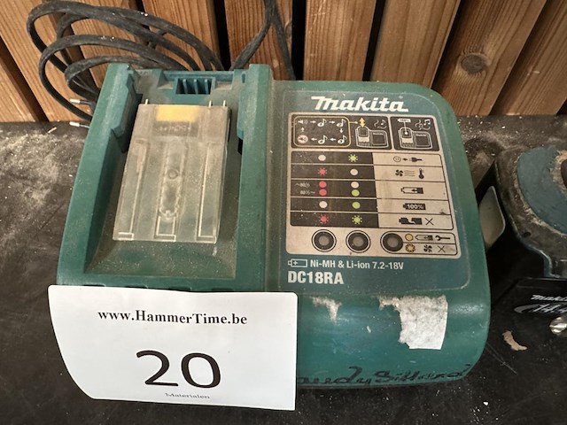 Schroefmachine + acculader makita - afbeelding 2 van  3