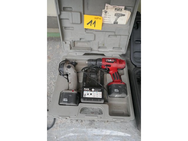 Schroefmachine flex met zaklamp - afbeelding 1 van  4