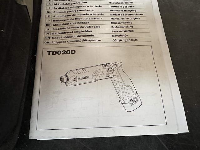 Schroefmachine makita td020d - afbeelding 3 van  3