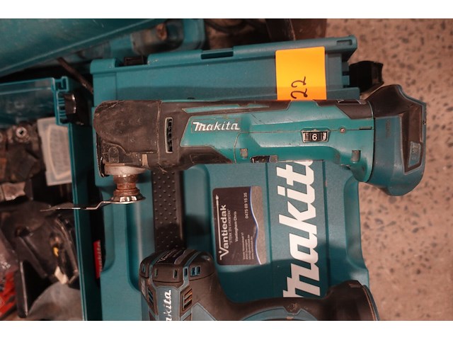 Schroefmachine + multitool makita - afbeelding 3 van  4