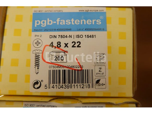 Schroeven (grote aantallen) - afbeelding 5 van  9