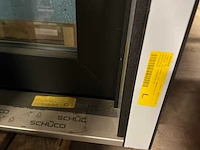 Schüco living 82 aluminium raam- en deurset – dubbelglas – zwart/wit - afbeelding 7 van  11