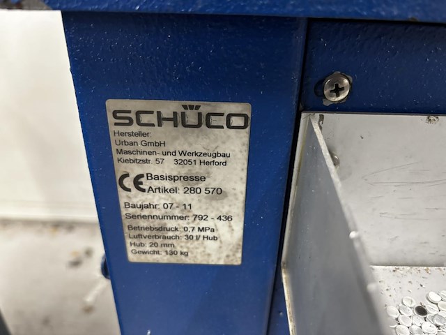 Schüco persmachine 280 570 - afbeelding 2 van  5