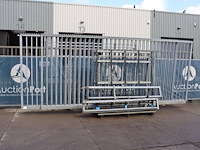 Schuifpoort 2 delig gekoppeld 11000x2450mm - afbeelding 1 van  1